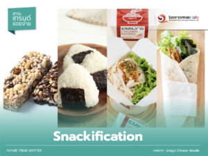 เทรนด์ Snackification